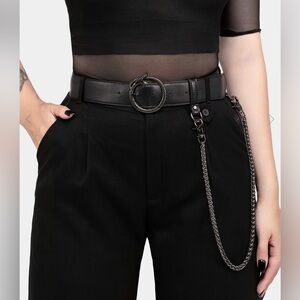 NWT Disturbia Belt with chain L